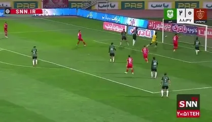 گل اول پرسپولیس به خیبر خرم آباد توسط ایگور سرگیف در دقیقه ۸۹ / پرسپولیس ۱ - ۲ خیبر خرم آباد