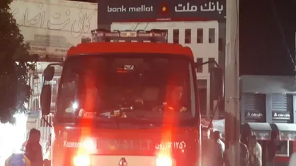 آتش سوزی یکی از بانک&zwnj;ها در شهرستان کوهچنار؛ آتش مهار شد