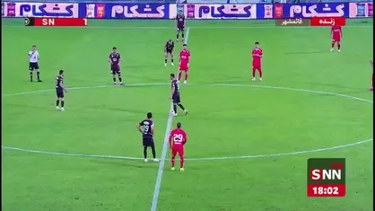 خلاصه نیمه اول بازی بین پرسپولیس و نساجی