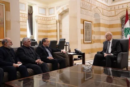 عراقچی با نخست&zwnj;وزیر لبنان دیدار کرد