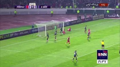 اولین موقعیت خطرناک پرسپولیسی&zwnj;ها که دروازه خالی توسط احمدزاده از دست رفت