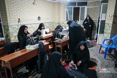 کارگاه مردمی تولید پرچم در شیراز