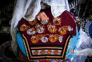 زری بافی هنر زنان جاسک