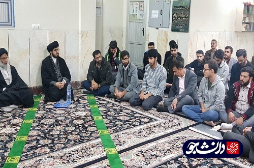 حضور امام جمعه اهواز در خوابگاه پسرانه شهید علم الهدی دانشگاه شهید چمران اهواز
