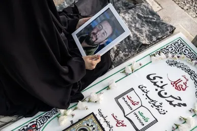 نوستالژی شهید جنگ ۱۲ روزه؛ همسر شهید: انگار به دهه ۶۰ بازگشته بودیم + عکس