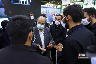 بازدید علیرضا زالی از مرکز واکسیناسیون بسیج دانشجویی