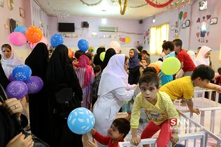 بازدید دانشجویان دانشگاه علامه طباطبایی از مرکز توانبخشی معلولین