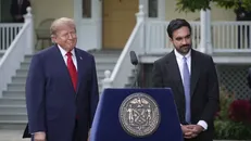 خوش‌وبش ترامپ و زهران ممدانی در حاشیه نشست مطبوعاتی مشترک + فیلم