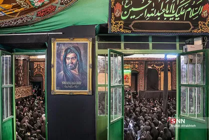 مراسم عزاداری در حسینیه سادات اخوی
