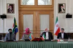 دیدار و نشست وزیر روابط و همکاریهای آفریقای جنوبی با وزیر امور خارجه ایران