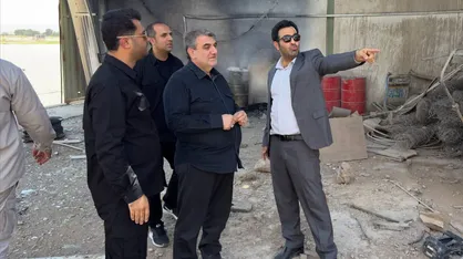 بازدید استاندار سمنان از فرودگاه/ حمله به فرودگاه خوشبختانه هیچ&zwnj;گونه خسارت جانی یا مصدومی نداشت