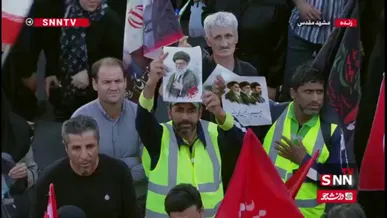 همه آمدند / حضور کارگران شهرداری در مراسم تشییع رهبر شهید در مشهد