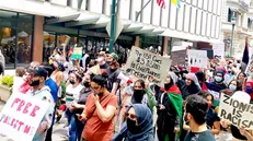 برگزاری تظاهرات از «نهر تا بحر» در فیلادلفیا در حمایت از مقاومت فلسطین