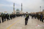 مراسم نمادین استقبال از ورود کاروان حضرت معصومه(س) به قم