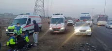 تصادف زنجیره‌ای در اتوبان کرج - قزوین ۹ مصدوم بر جای گذاشت