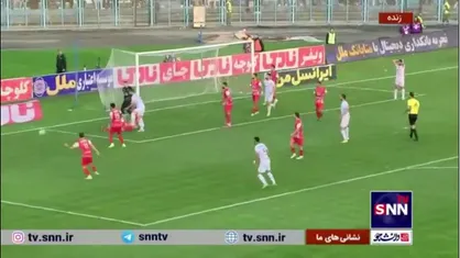 خلاصه نیمه اول دیدار پرسپولیس و ملوان در هفته هشتم لیگ برتر