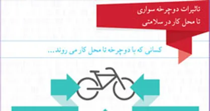 اینفوگرافیک/ تاثیرات دوچرخه سواری تا محل کار