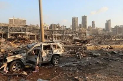 دو نما از بندر بیروت از سال گذشته تا امروز