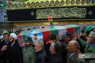 مراسم تشییع  پیکر 6 نفر از شهدای سانحه هوایی
