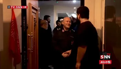 دیدار سردار سرلشکر صفوی با خانواده سرلشکر شهید حاجی&zwnj;زاده +فیلم