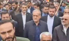 حضور رئیس جمهور در راهپیمایی بزرگ روز قدس در تهران