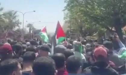 تظاهرات گسترده مردم اردن در حمایت از غزه