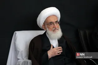 عزاداری سالروز شهادت امام عسکری(ع) در بیت  آیت الله العظمی نوری همدانی