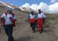 نجات جان طبیعت گرد ۵۰ ساله در ارتفاعات رشته‌کوه سهند