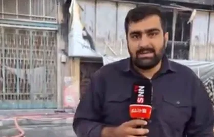 آتش سوزی در محله پل چوبی تهران تلفات جانی نداشته است