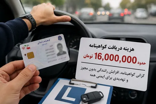 گرانی گواهینامه مانعی برای آموزش و افزایش خطر رانندگی بدون مجوز