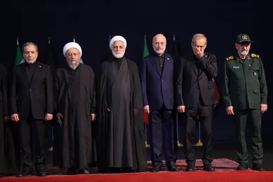 مراسم ادای احترام به پیکر رهبر شهید انقلاب با حضور سران قوا