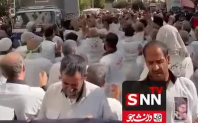 بیست‌وپنجمین کاروان پیاده مشهد پس از ۷۲ روز به کربلا رسید/ گزارش خبرنگار SNNTV از پایان ۷۲ روز پیاده روی + فیلم