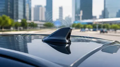 باله کوسه‌ای روی سقف خودرو فقط تزئینی نیست؛ از GPS تا اینترنت در یک قطعه کوچک