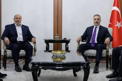 دیدار خلیل الحیه با وزیر خارجه ترکیه