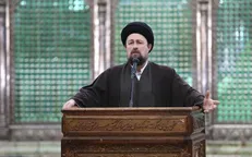 سیدحسن خمینی:  در مقابل دشمنان تنها بر اساس قدرت ملی و اسلامی خودمان می‌توانیم بایستیم نه عهد و وفای آنها/ تنها راه مقابله قوی شدن است