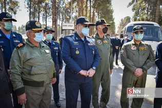 تشییع پیکر خلبان شهید «صادق فلاحی» در شیراز