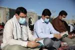 مراسم دعای عرفه در حرم مطهر رضوی