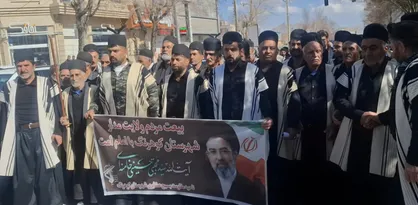 بیعت به یادماندنی بختیاری&zwnj;ها با آیت الله سید مجتبی حسینی خامنه&zwnj;ای