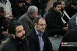 سیدنظام الدین موسوی مدیرعامل سابق خبرگزاری فارس در مراسم ترحیم زهرا عبدالمحمدی خبرنگار فقید خبرگزاری فارس


