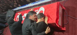 وداع باشکوه مردم رشت با شهید مرزبان ایران+فیلم