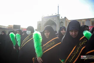 دسته عزای خادمان کریمه اهل بیت(س) در سوگ امام موسی کاظم(ع)