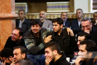 مراسم تشییع پیکر جهادگر دانشجو امیرمحمد اژدری در جماران