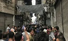 بازاریان تهران در اعتراض به رکود و قیمت ارز دست از کار کشیدند+ عکس