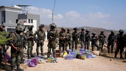 توحش صهیونیست&zwnj;ها در روستای قصره کرانه باختری در میان مقاومت فلسطینیان