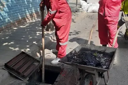 لایروبی و آبشویی ۲۰ هزار متر از انهار سطح منطقه ۱۷