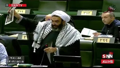 نمایش تصاویر کودکان گرسنه غزه در صحن علنی مجلس/ نقدعلی: به داد مظلومان غزه برسید