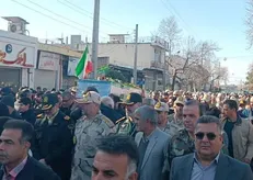 پیکر شهید حافظ مرزهای میهن «هادی سدیدی» در کلاله گلستان تشییع شد + فیلم