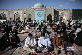 مراسم دعای عرفه در حرم مطهر رضوی