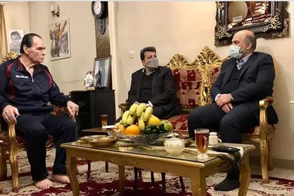 نمایندگان وزیر ارشاد با رضا صفایی&zwnj;پور بازیگر پیشکسوت دیدار کردند