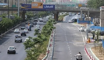 درختچه&zwnj;های لاین وسط بزرگراه مکان امن تجمع معتادان متجاهر شده است